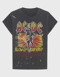 Bedrucktes T-Shirt im Destroyed-Look