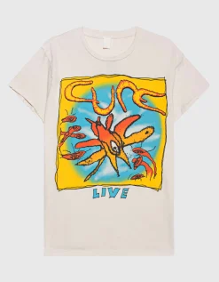 Bedrucktes T-Shirt im Destroyed-Look