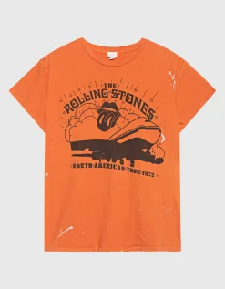 Bedrucktes T-Shirt im Destroyed-Look