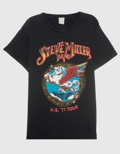 Bedrucktes T-Shirt im Destroyed-Look