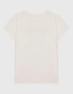 Bedrucktes T-Shirt im Destroyed-Look mit Glitter-Finish