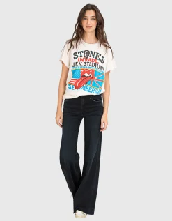 Bedrucktes T-Shirt im Destroyed-Look