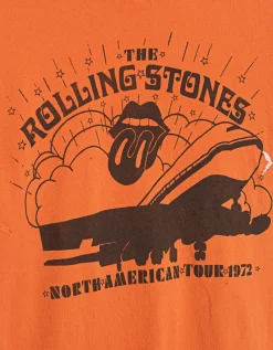 Bedrucktes T-Shirt im Destroyed-Look