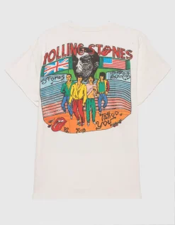 Bedrucktes T-Shirt im Destroyed-Look