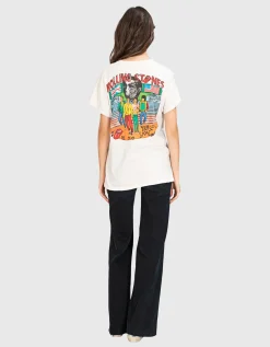 Bedrucktes T-Shirt im Destroyed-Look
