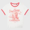Bedrucktes T-Shirt im Vintage-Look