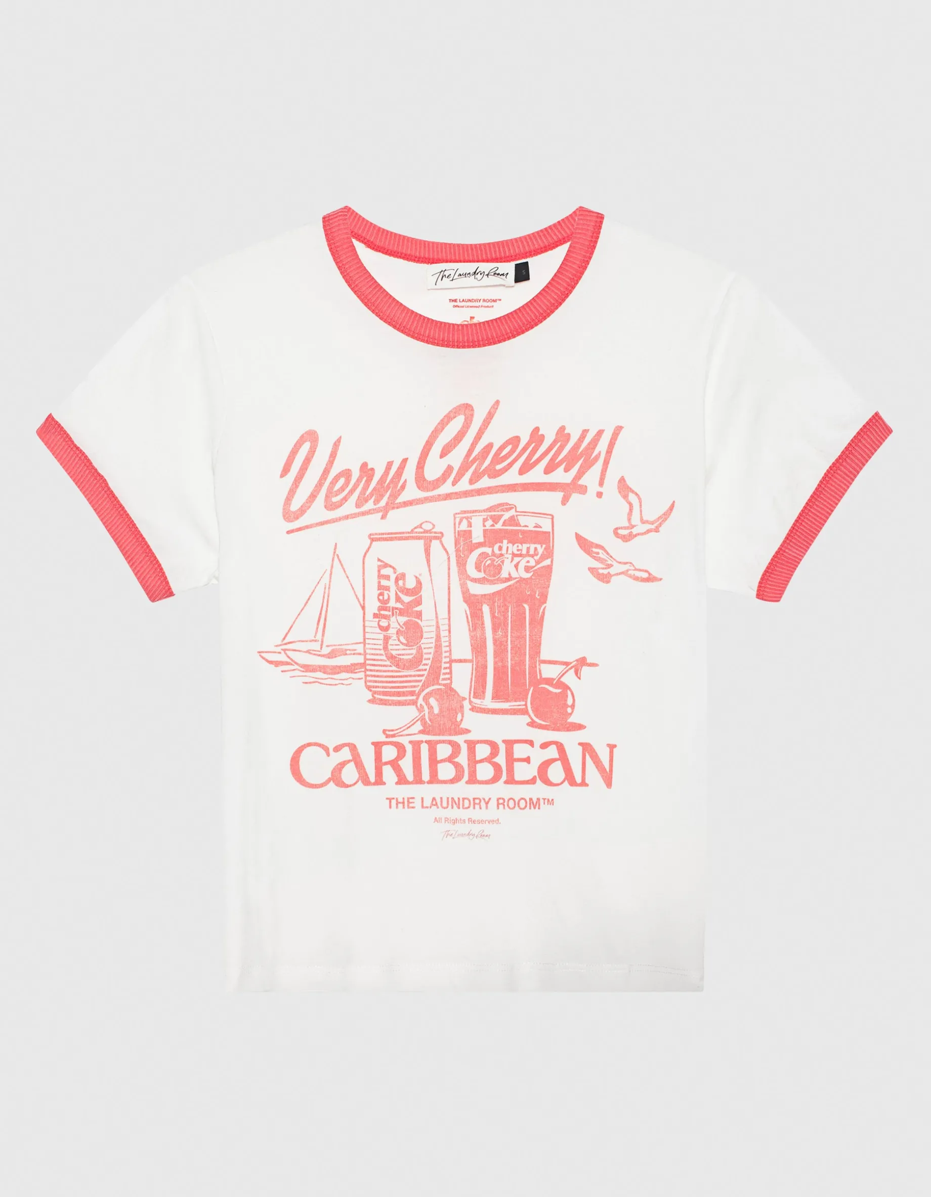 Bedrucktes T-Shirt im Vintage-Look