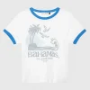 Bedrucktes T-Shirt im Vintage-Look