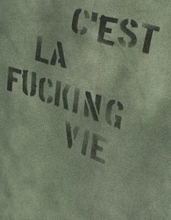 Bedrucktes Washed-Out T-Shirt