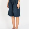 Bermuda Bundfalten Jeans Shorts