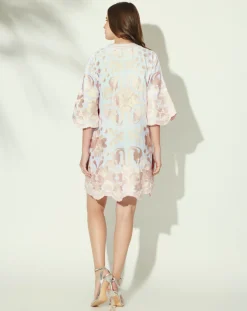 Besticktes Leinen Kleid