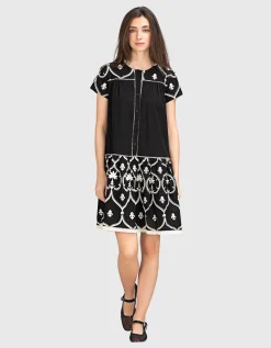Besticktes Mini-Kleid Visionary