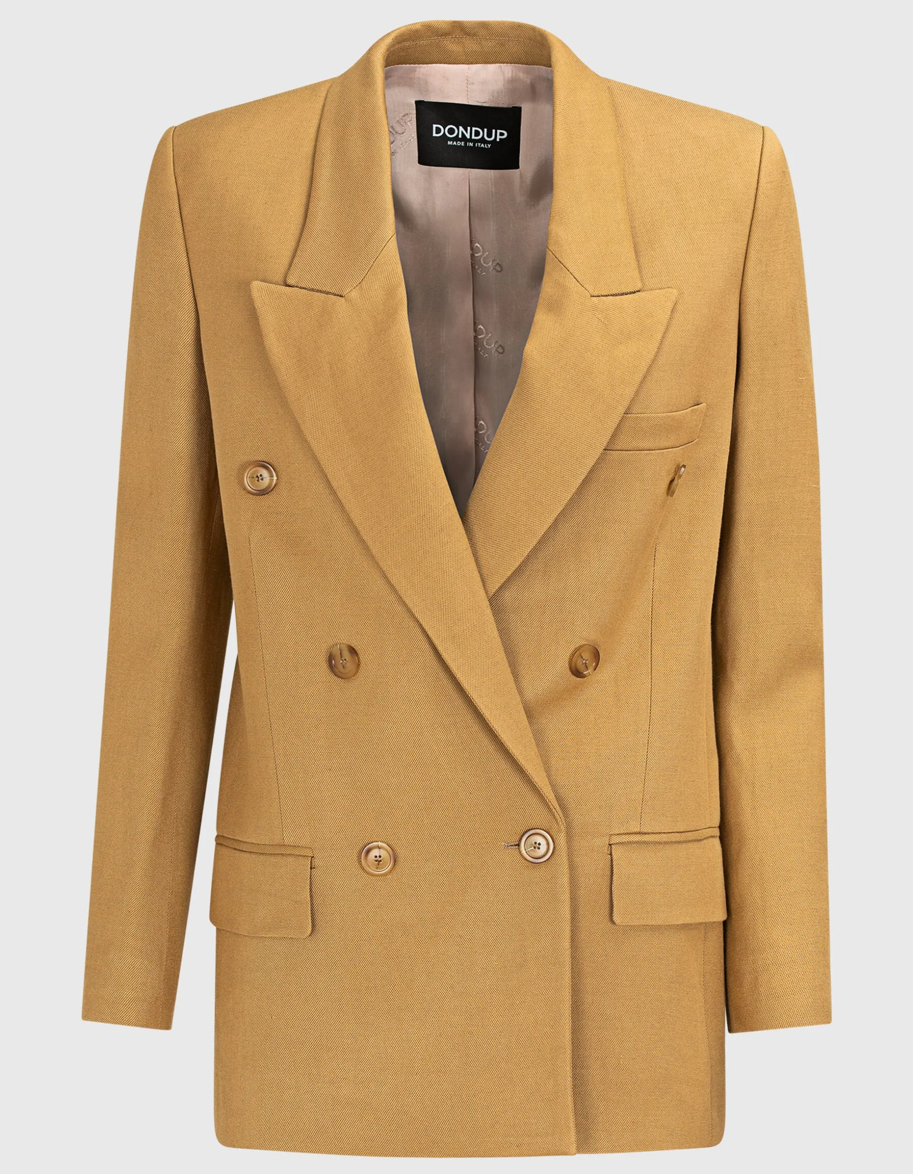 Blazer mit Leinenanteil