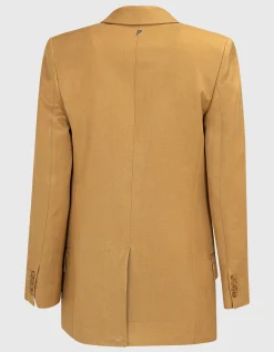 Blazer mit Leinenanteil