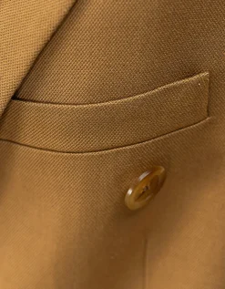 Blazer mit Leinenanteil