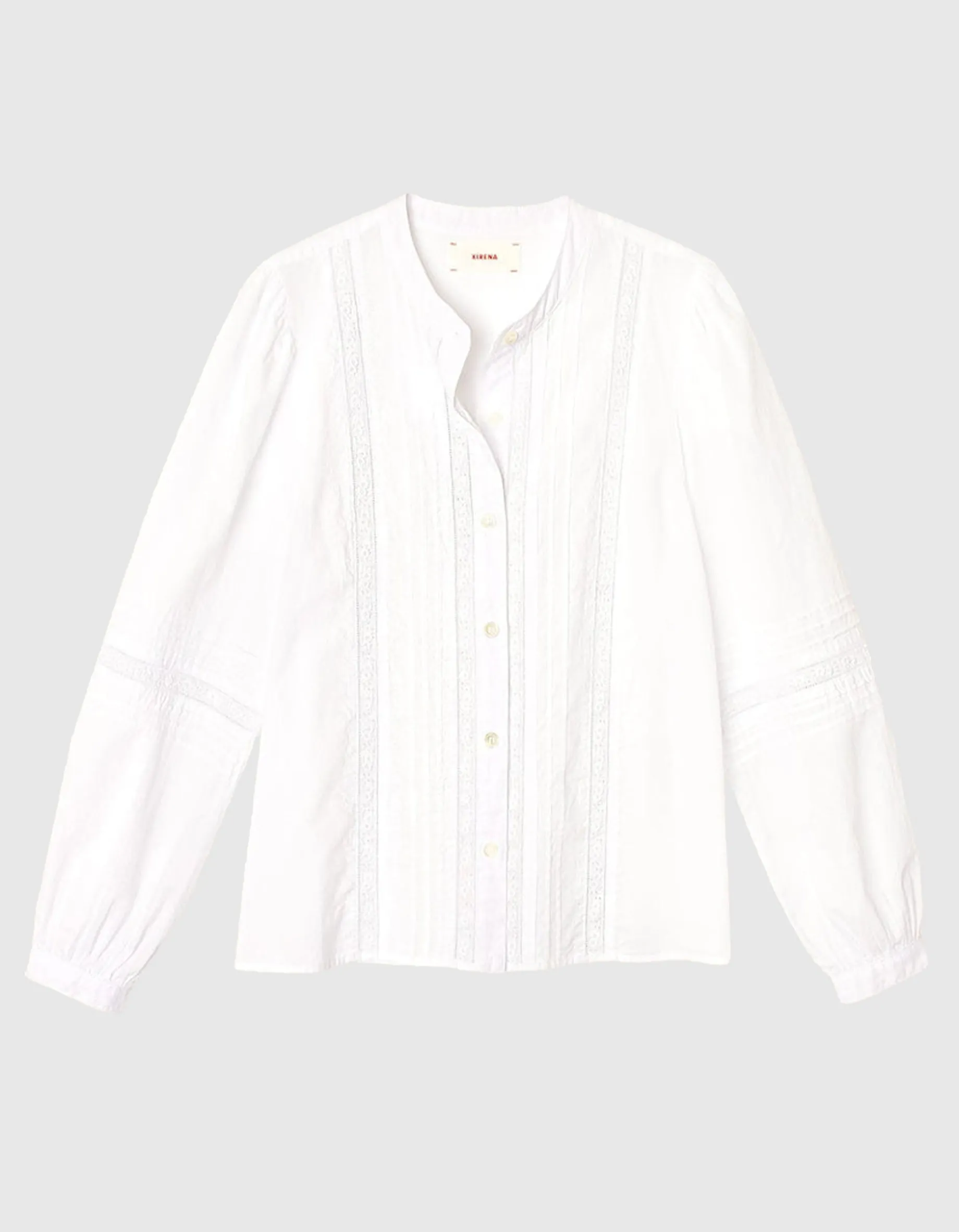 Bluse Laura mit Lochspitzen-Details