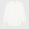Bluse mit Spitzen-Details