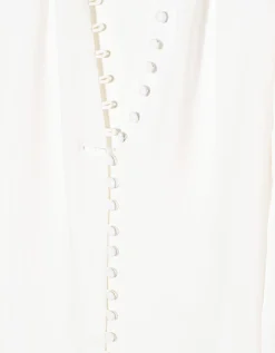 Bluse mit Spitzen-Details