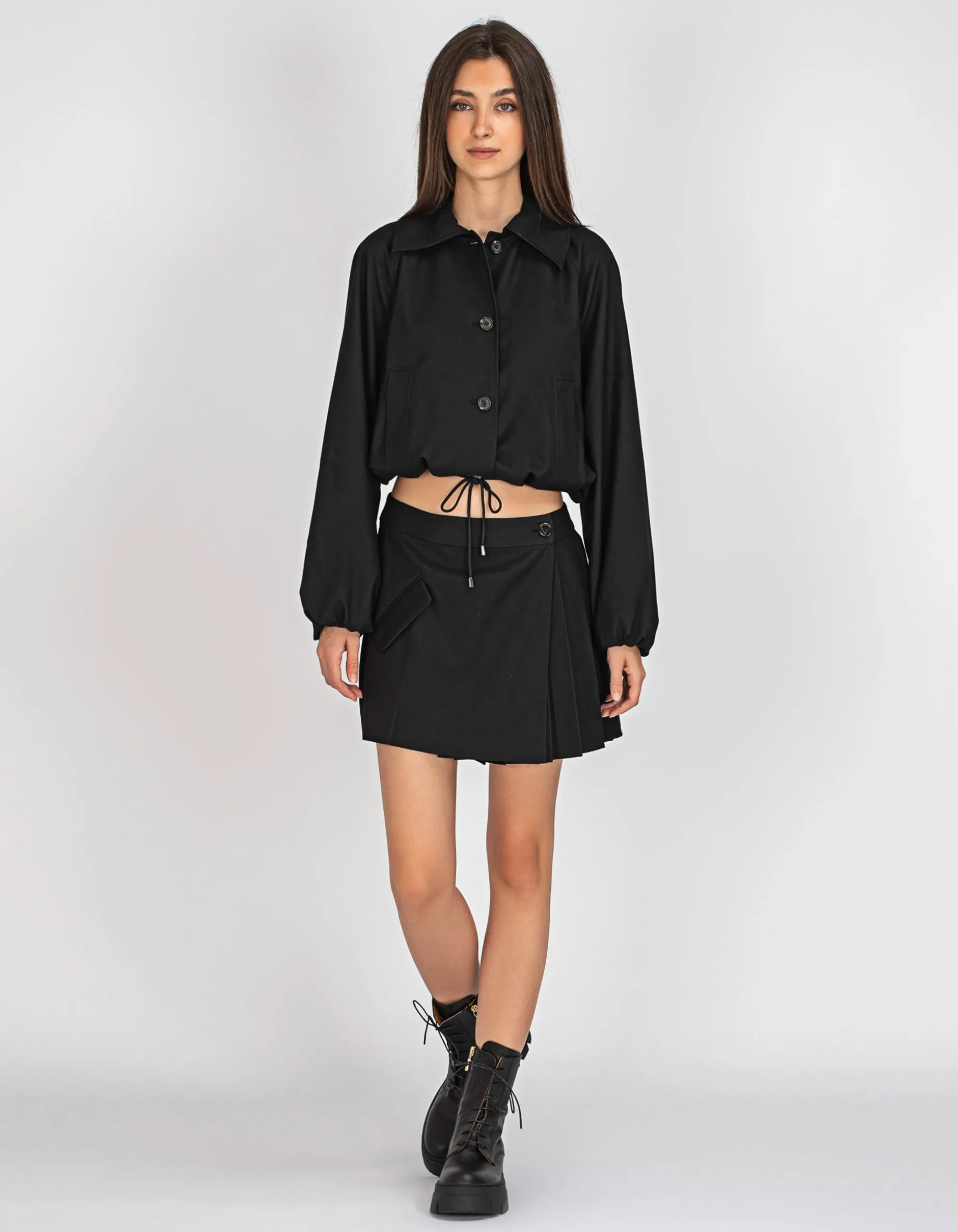 Bomber-Jacke mit Raglanärmeln