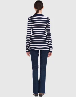 Bootcut Jeans Becca mit offenem Saum