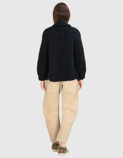 Bouclé-Kaschmir-Cardigan