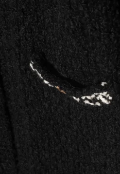 Bouclé-Kaschmir-Cardigan mit dekorativen Knöpfen