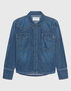 Boxy-Cut Jeanshemd Norah