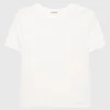 Boxy-Cut Strick T-Shirt