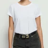 Boxy-Cut T-Shirt Goldie mit Rundhalsausschnitt