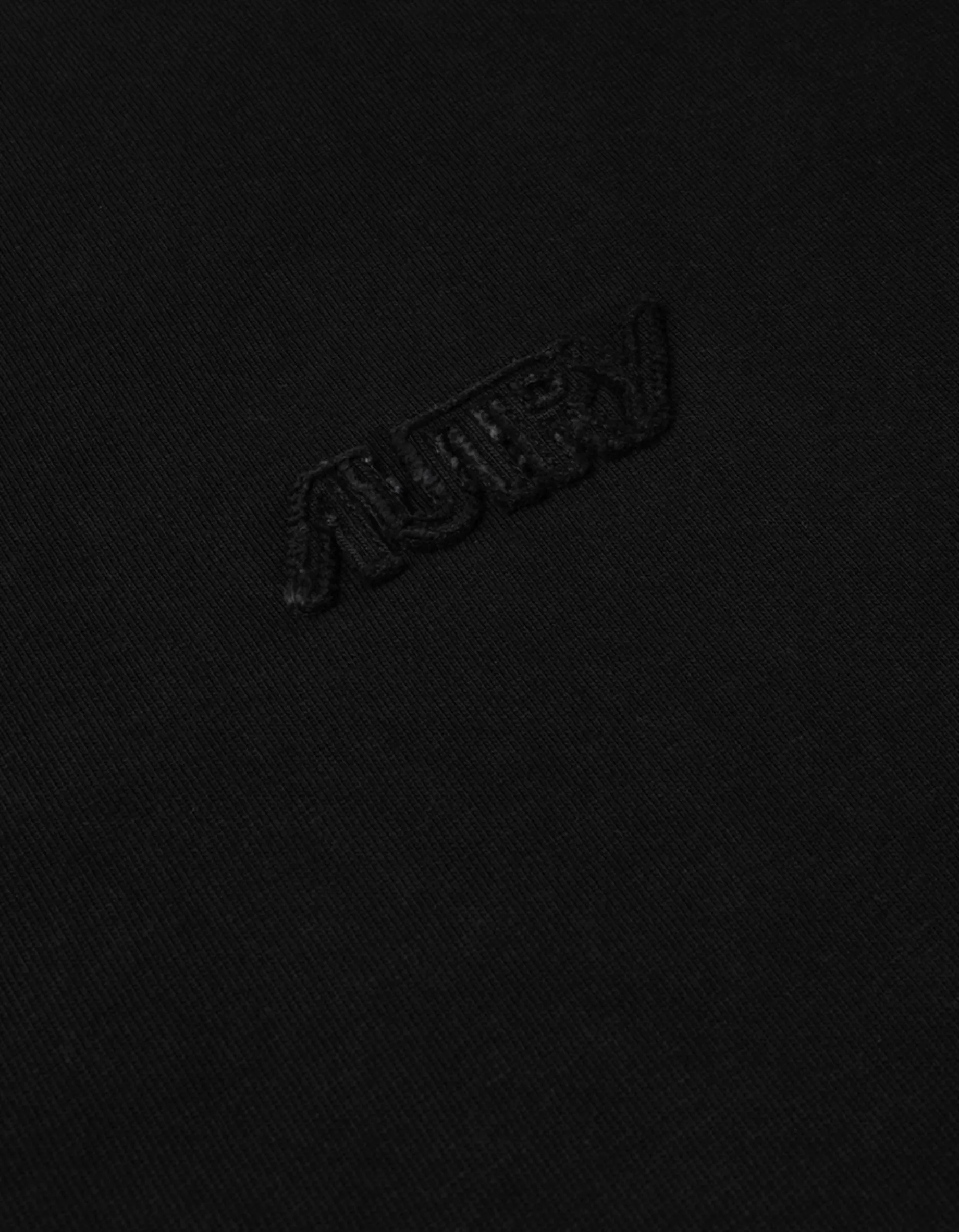 Boxy-Cut T-Shirt mit Label-Stickerei