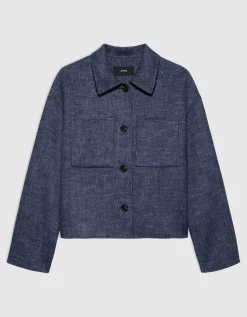 Boxy-Cut Woll-Jacke Carine