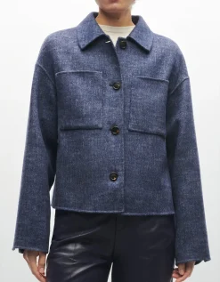 Boxy-Cut Woll-Jacke Carine