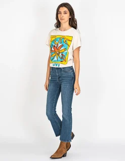 Cropped Bootcut Jeans