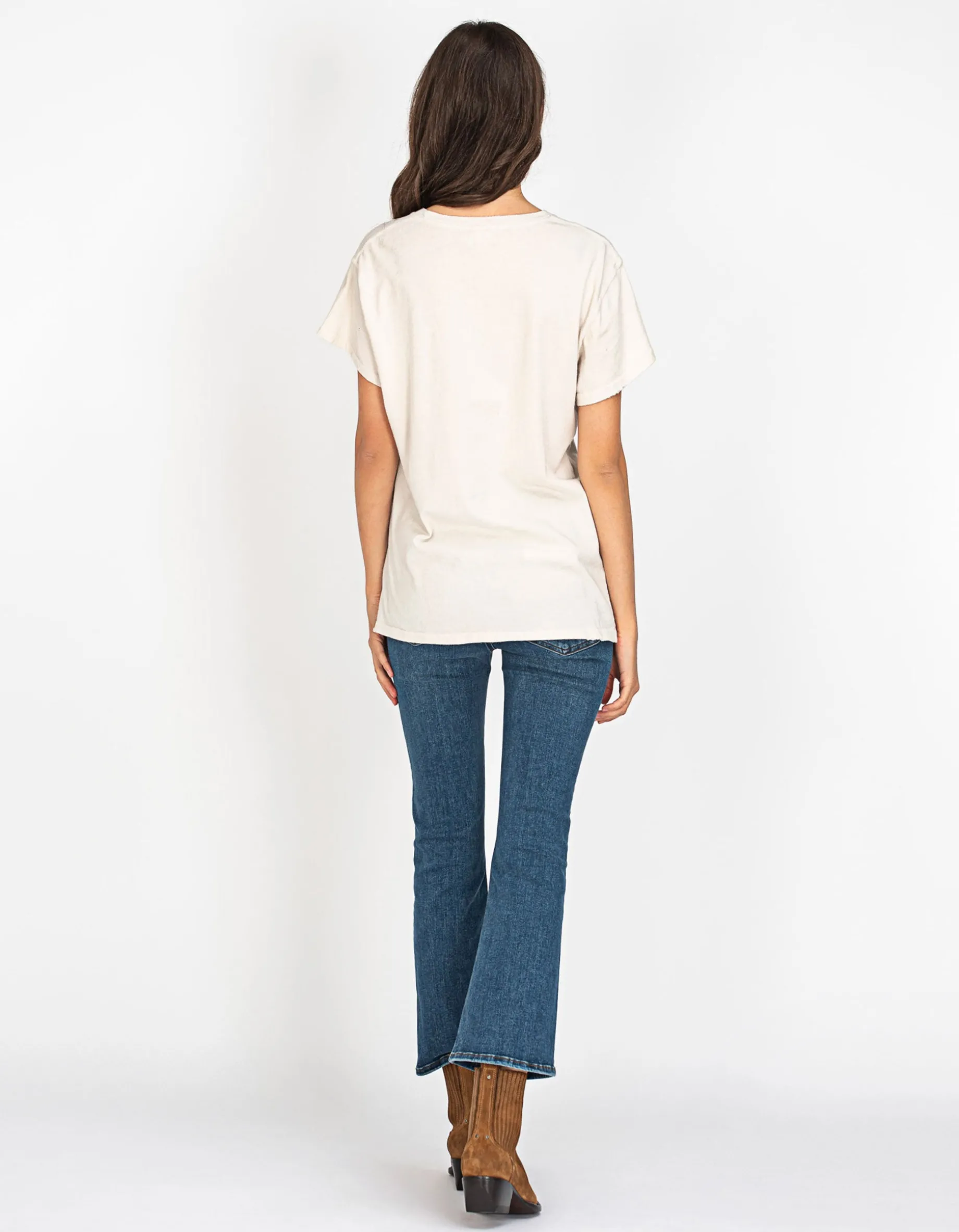 Cropped Bootcut Jeans
