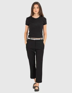 Cropped Bootcut-Hose