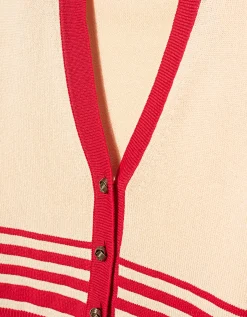 Cropped Cardigan Nico mit Schulterpolstern