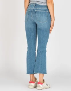 Cropped Flare-Leg Jeans