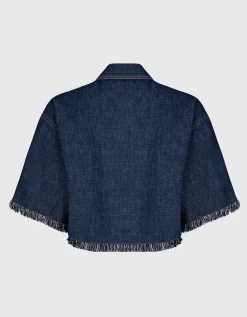 Cropped Jeans-Bluse Rhiannon