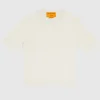 Cropped Kaschmir Strick T-Shirt