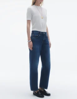 Cropped Kaschmir Strick T-Shirt
