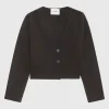 Cropped Kaschmir-Cardigan