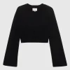 Cropped Kaschmir-Pullover