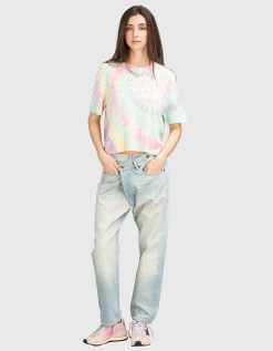 Cropped Kaschmir-T-Shirt