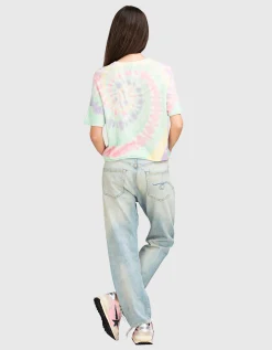 Cropped Kaschmir-T-Shirt