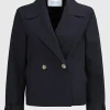 Cropped Neopren-Cabanjacke
