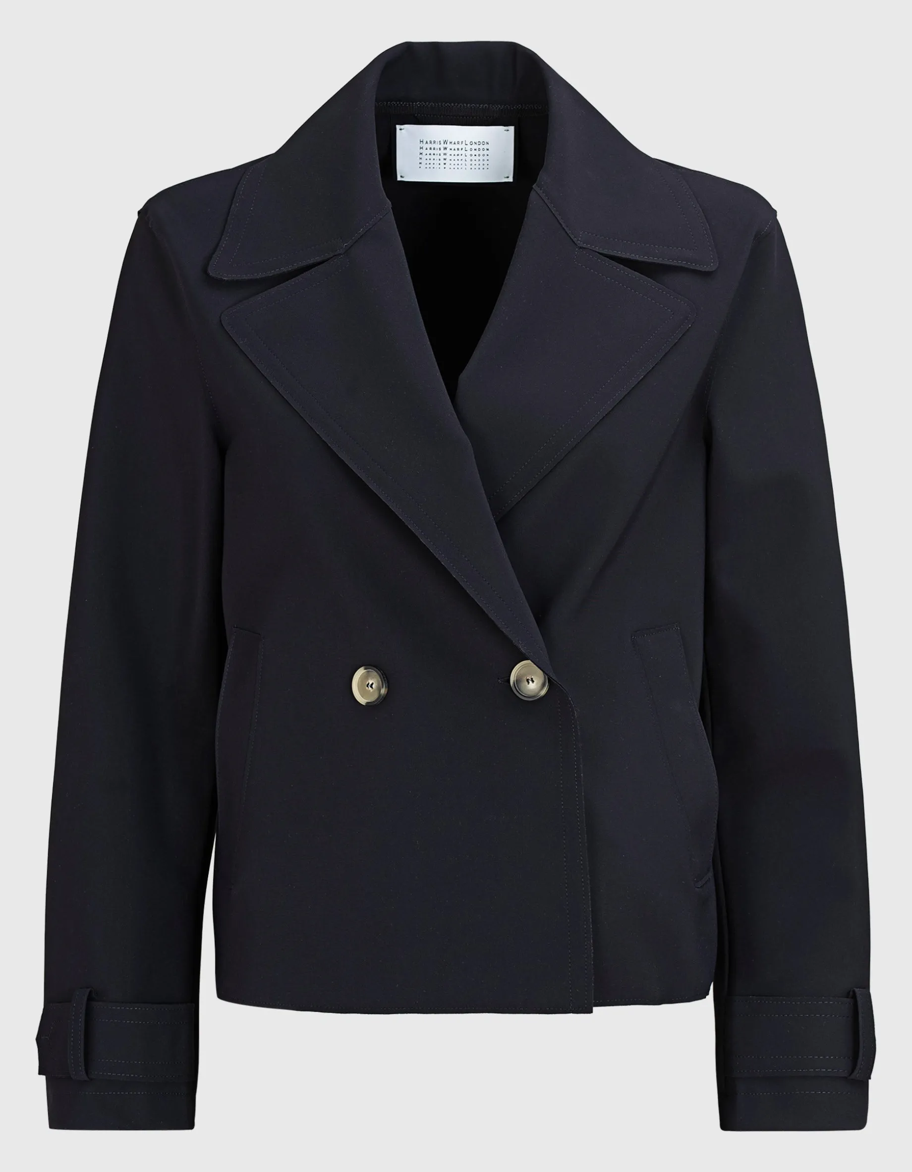 Cropped Neopren-Cabanjacke