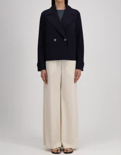Cropped Neopren-Cabanjacke