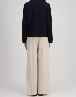 Cropped Neopren-Cabanjacke