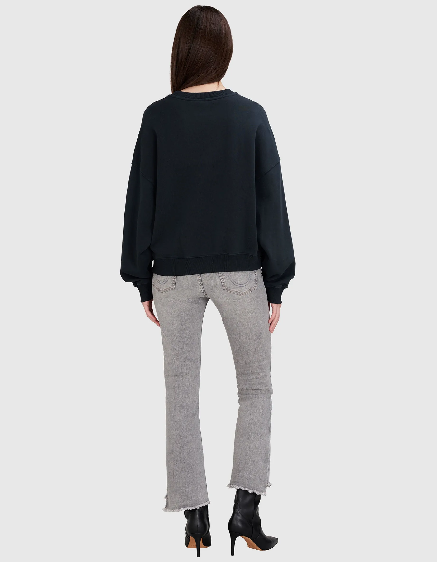 Cropped Oversize Sweatshirt