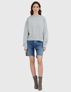 Cropped Oversize Sweatshirt